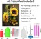 5D DIY Diamond Painting Kit for Adults – 12x16 Inch Full Drill Paint by Numbers, Yellow Butterfly Wall Art for Home Decor, Beginners & Hobbyists